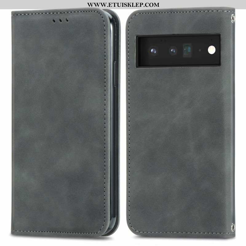 Etui Na Telefon do Google Pixel 6 Etui Folio Dotykowy Design W Stylu Vintage